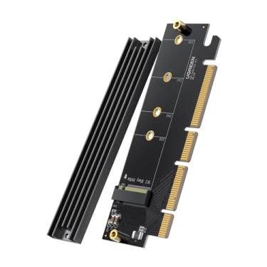 Imagem de Placa Expansão PCIe Gen 4 x16 p/M.2 Card 64Gbps Preto Interface M.2 M-Key Slot Compatível Com Placa Pcle: x4/x8/x16 Taxa de Transferência até 64Gbps Compatibilidade Windows Mac Os Linux MPOWER