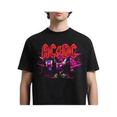 Imagem de Camiseta Clássica AC DC PWR up Tour Europa 2025 Hannover Alemanha Com 