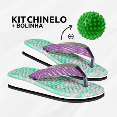 Imagem de Sandália Ortopédica Para Esporão e Facite Plantar Chinelo Feminino Par