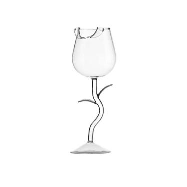 Imagem de GLOGLOW Talheres Copo de Coquetel Com Alto Teor de Borosilicato Com Modelagem 3D para Bar de Festa e Restaurante, Cálice Elegante e Grosso e Resistente para Vinho Tinto Branco, Copo de Vinho Com (#2)