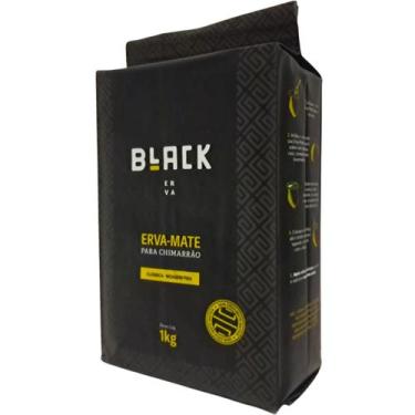 Imagem de Erva Mate Chimarrão Black Erva Moagem Fina 1 Kg Tradicional Sem Glúten