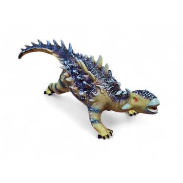 Imagem de Boneco Vinil Dinossauro Grande Som e Luz Polacanthus, Bege