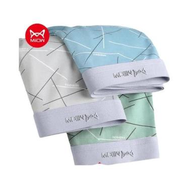 Imagem de Cueca Boxer Antibacteriana Em Modal Sem Costura Para Homens, 3 Peças, 