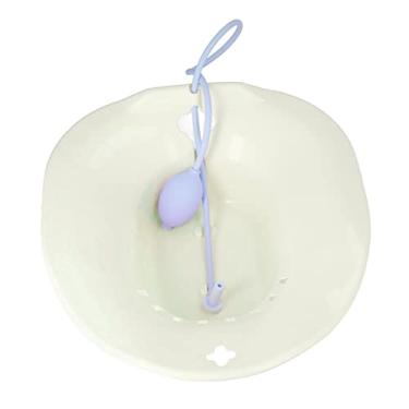 Imagem de TOPINCN Banho de Assento para Assento Sanitário Pós-parto e Cuidados Com Hemorróidas, Bacia Universal de de Banho Sem Agachamento Com Descarga para Idosos e Mobilidade Limitada (Bege)
