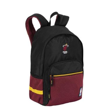 Imagem de Mochila De Costas Miami Heat Nba Escolar Juvenil Passeio