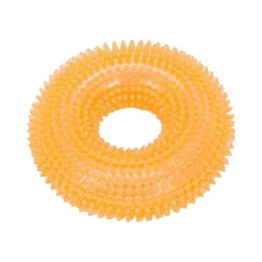 Imagem de Brinquedo De Borracha Natural TPR Para Cães, Durável E Com Som, Anel D