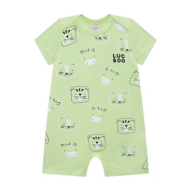 Imagem de Macacão Bebê Menino Animaizinhos Luc.Boo Verde-Masculino