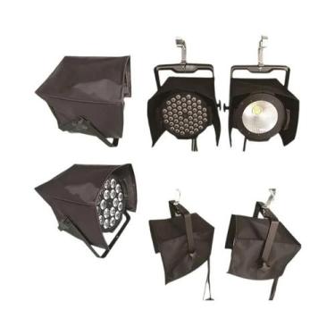 Imagem de Capa Protetora De Plástico Cristal Preto Impermeável Para Moving Head 