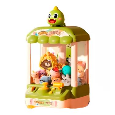 Imagem de Mini máquina garra pega ursinho pelúcia brinquedo infantil - Dino