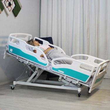 Imagem de Cama Hospitalar Motorizada MRC Reforçada  Alta Segurança, Ajuste Elétr
