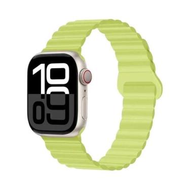 Imagem de Pulseira Esportiva Magnética De Silicone 42mm 44mm 45mm 46mm 49mm Para