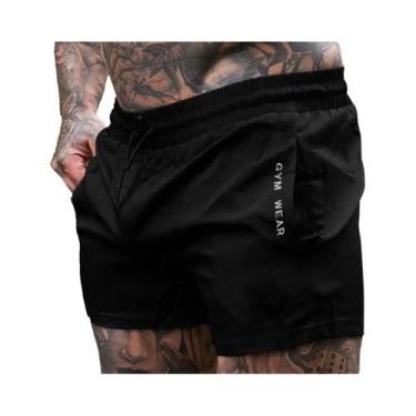 Imagem de Shorts De Corrida Masculinos De Verão, Respiráveis E Finos, Para Trein