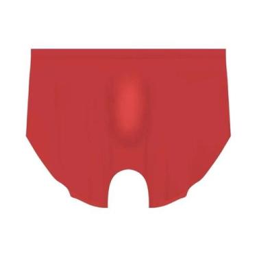 Imagem de Cuecas Boxer Masculinas De Seda Gelada Sem Costura, Finas Para O Verão