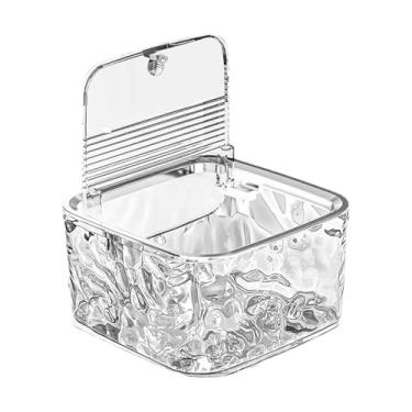 Imagem de Armazenamento para acessórios de cabelo - Caixa de cotonete de algodão | Organizadores de joias, suporte de grampo de cabelo, suporte de faixa de cabeça, recipiente de itens pequenos para faixa de