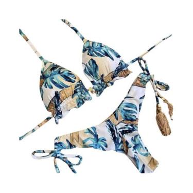 Imagem de Biquini Push Up Sexy Feminino Ruotongsept - Conjunto de Banho 2022, BR