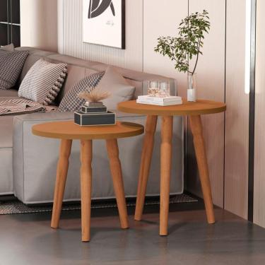 Imagem de Conjunto Mesas Apoio Marselha Nature