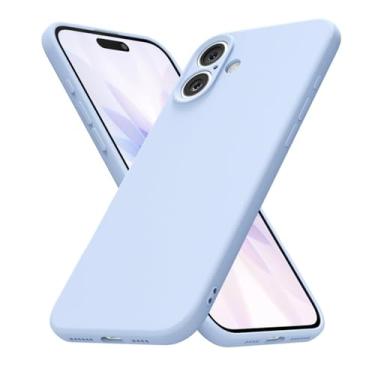 Imagem de uvcoat Capa de silicone para iPhone 17, capa fina e fina de gel de borracha macia para mulheres e meninas, linda capa de telefone TPU fosco com proteção total da câmera, design simples minimalista