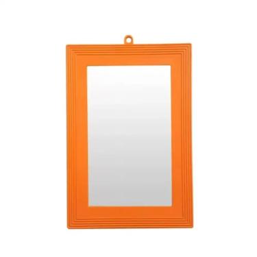 Imagem de Espelho Moldura 16X23 Laranja Budeplast