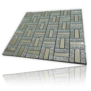 Imagem de Pastilha De Vidro Autocolante Para Parede Sala Cozinha Banheiro Sala D