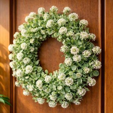 Imagem de Guirlanda Decoração Parede Porta Flores Artificial De 25cm - Genérico,