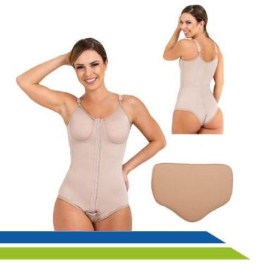 Imagem de Kit Pós Cirúrgico Abdominoplastia Cinta Tipo Body e Placa em Espuma Ne