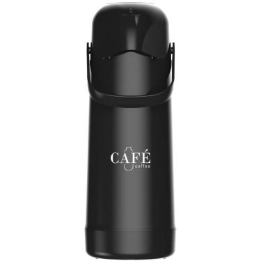 Imagem de Garrafa Térmica 1,8L Termolar Magic Pump Preto com Estampa Café