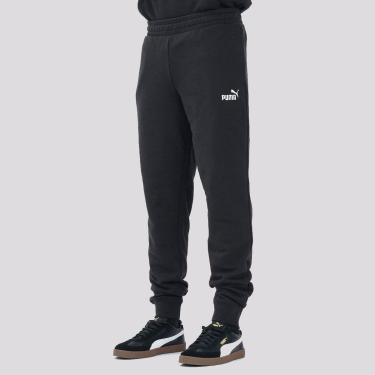 Imagem de Calça Puma ESS No. 1 Logo Preta e Branca-Masculino