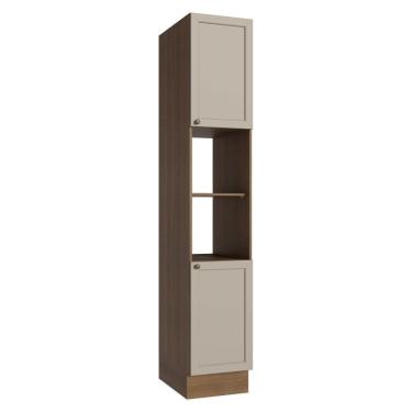 Imagem de Paneleiro 40 Cm 2 Portas E 2 Nichos Rustic-crema Vik Madesa Rustic-crema