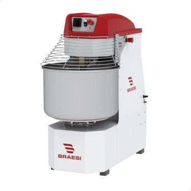 Imagem de Amassadeira Espiral Braesi 60 Litros 2,5-4cv 380v Trifásico Tacho De Inox Aes-60-1-2v St B18447