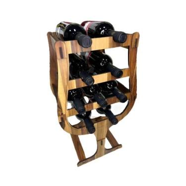 Imagem de Adega Garrafas de Vinho Bar Barzinho Para Bancada Mesa Decorativo Made