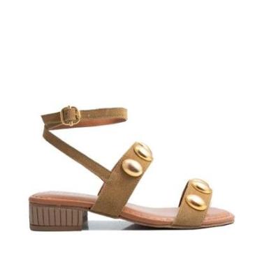 Imagem de Sandalia Orcade Couro Camurça-Feminino