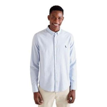 Imagem de Camisa Reserva Sport Oxford Masculina - BRANCO - G-Masculino
