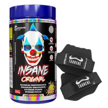 Imagem de Pre Treino Insane Original Orange 300g + Luva - Demons Lab-Unissex