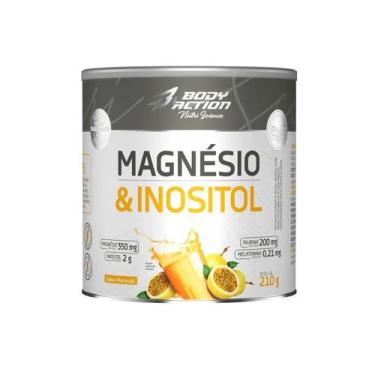 Imagem de Magnesio e Inositol Body Action 210g Maracuja Suplemento Alimentar em 
