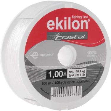 Imagem de Linha Para Pesca, 1,00 mm x 100 m, Branca, Ekilon OstenVonder