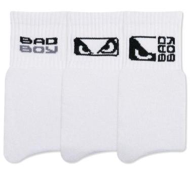 Imagem de Kit c/3 Pares de Meia Bad Boy Cano Médio (15 cm) - 7650 - BadBoy, Bran