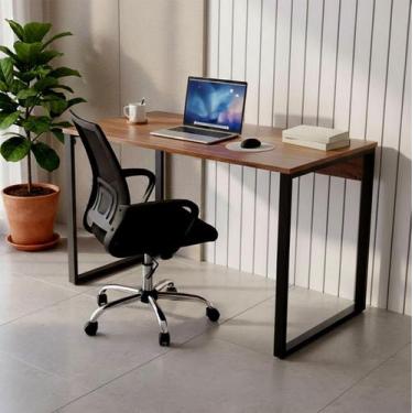 Imagem de Escrivaninha para Home Office Notebook Estudos Industrial F5 Office - 
