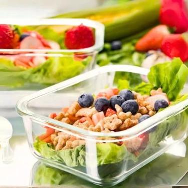 Imagem de Pote Vidro Hermético Marmita Mantimentos com Tampa Hermética 370 ou 64