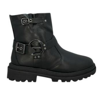 Imagem de COTURNO RAMARIM FEMININO EM COURO CASUAL 25-61132 PRETO-Feminino