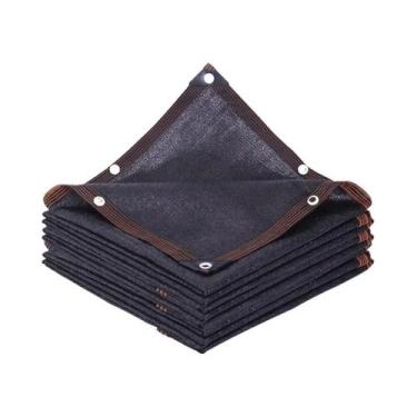 Imagem de Tela De Sombreamento Anti-UV Em HDPE Preto 3-12 Furos Para Plantas De 