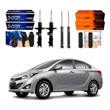 Imagem de Kit Amortecedor Dianteiro Traseiro Hb20s 1.0 1.6 2012 A 2015 - Cofap