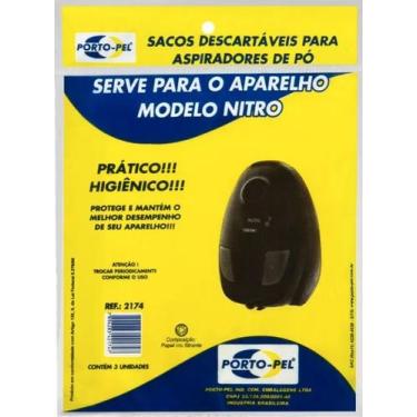 Imagem de Kit 3 Sacos Aspirador Pó Arno Nitro - Porto Pel
