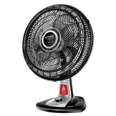 Imagem de Ventilador de Mesa com Repelente Líquido Mondial 40cm 8 Pás 3 Velocidades Preto com Pra...