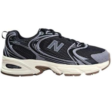 Imagem de Tênis New Balance 530 Feminino, Preto, Cinza, 35