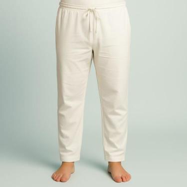 Imagem de Calça Branca Indiana De Algodão Yoga e Meditação - Loja da Índia, Bran