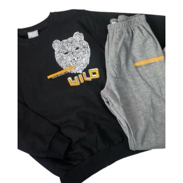 Imagem de Conjunto masculino infantil juvenil moletom inverno menino - Angerô, P