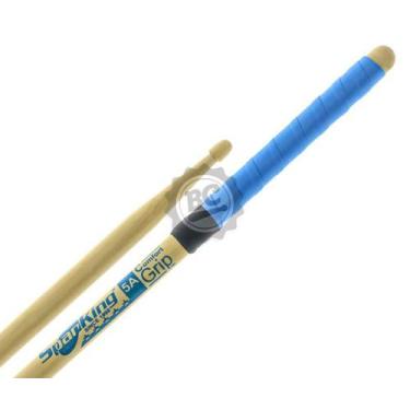 Imagem de Baqueta Spanking Comfort Grip 5A Azul com cabo emborrachado mais pegad