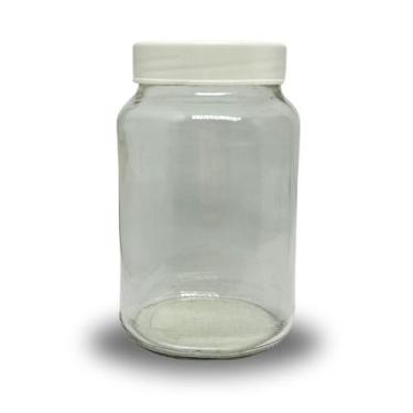 Imagem de Pote 600 ml de vidro com tampa de plastico - Emporio dos Freitas, Bran