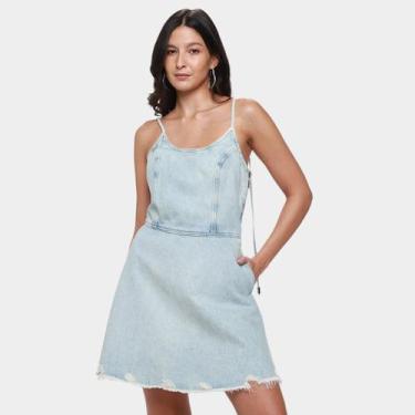 Imagem de Vestido Ellus Casual Feminino, Lilás, EP