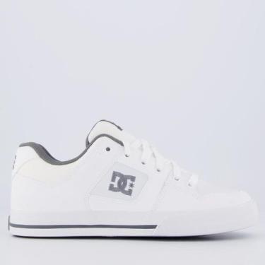 Imagem de Tênis DC Shoes Pure Branco e Cinza, 39